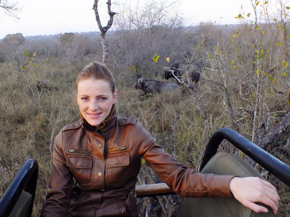 Leanne Rodney - spotting the Big 5 while on safari